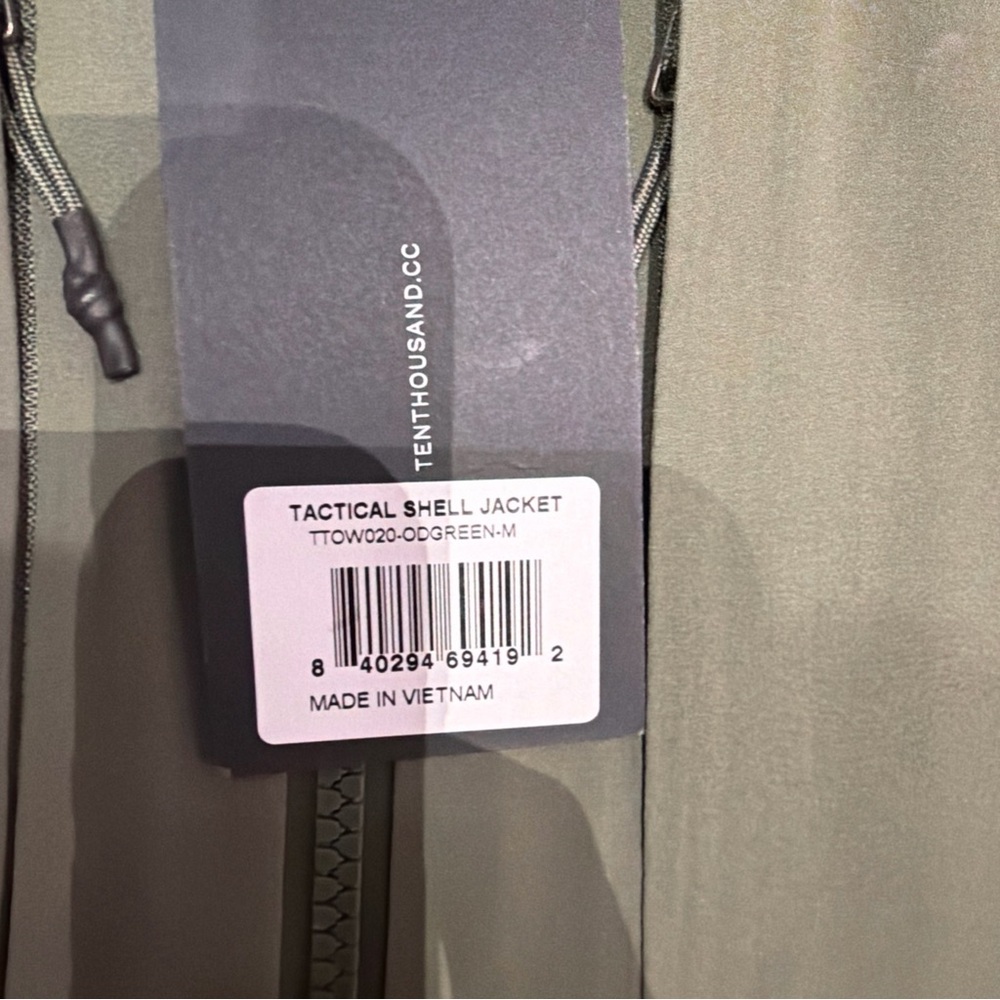 Ten thousand rain shell medium NWT - image 3